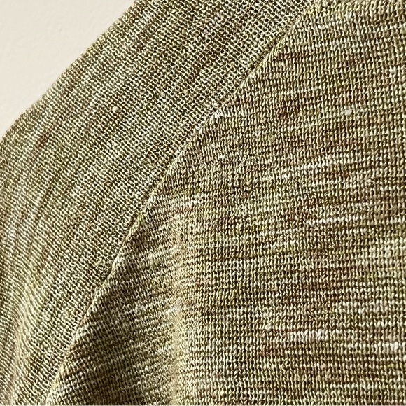 Theory Hanaly Space Dye Linen Blend Button Cardigan S ($295) - Picture 6 of 7